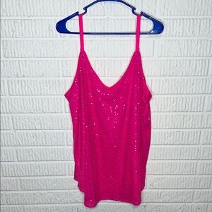 Torrid Sequin Pink Women's Top New With Tags